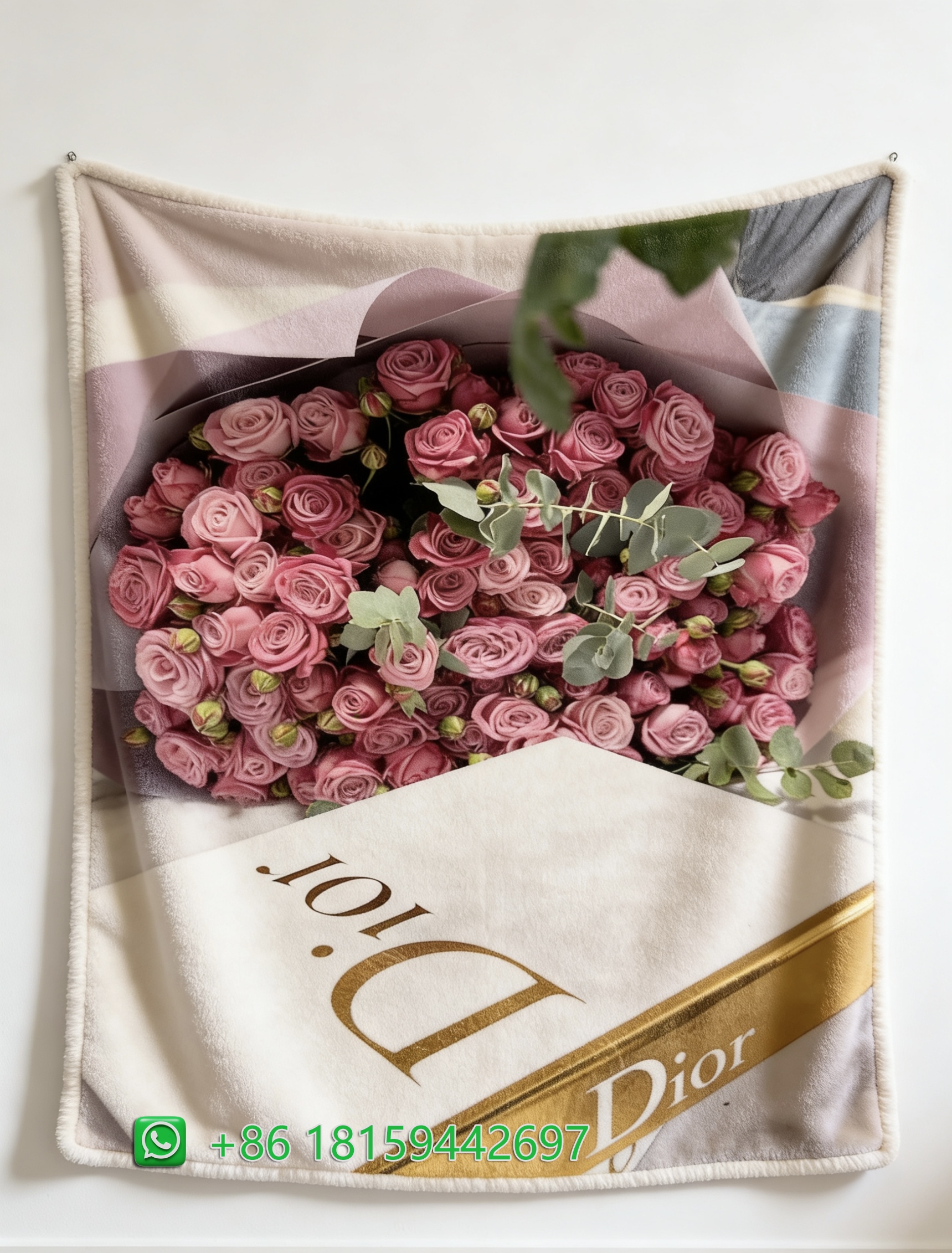 Dior Throw Blankets